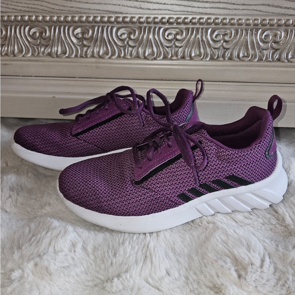 *30off3* K•Swiss‎ Purple and White Athletic Sneakers with Knit Mesh Upper​ - Picture 2 of 10